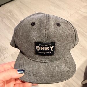 Binky Bro Gray Cap with Logo